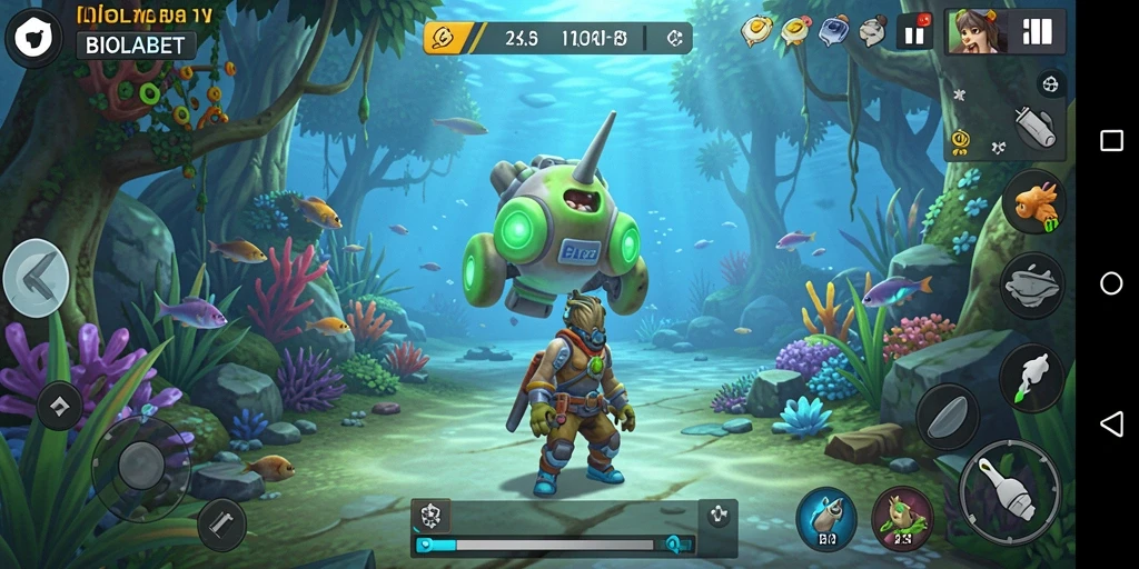 Tampilan gameplay BIOLABET yang menarik dan interaktif.