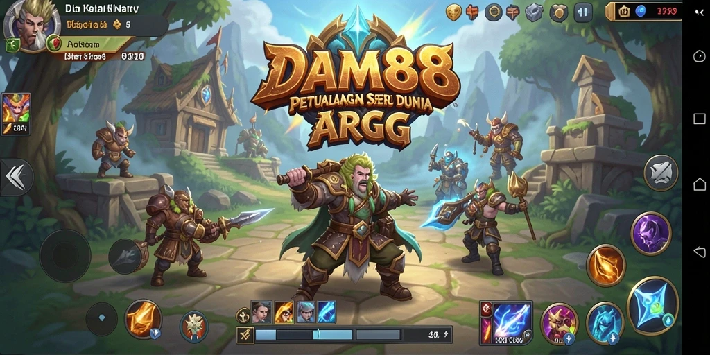Gameplay seru dan grafis menawan dalam DAM88 saat beraksi.