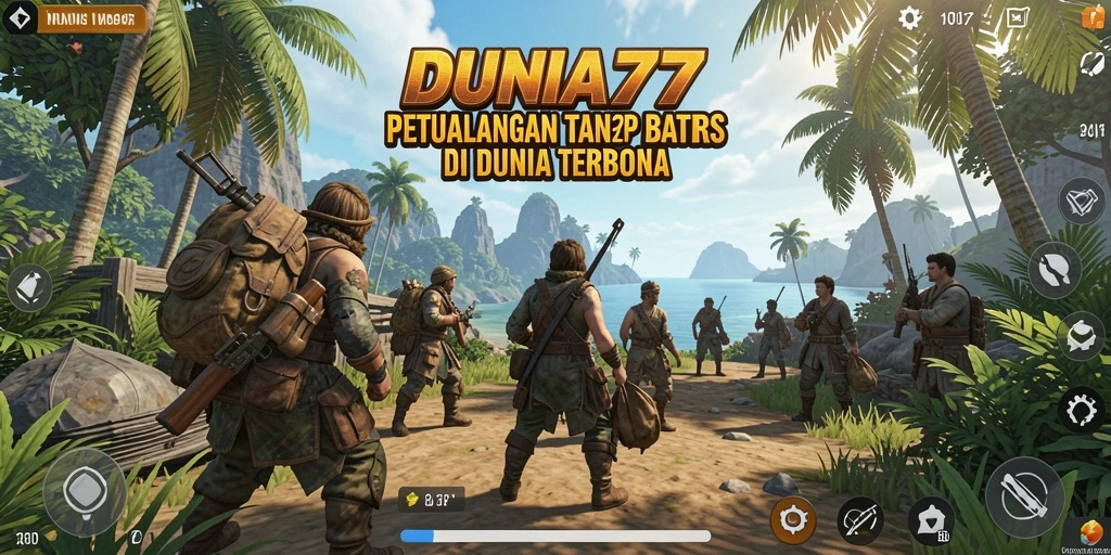 Tampilan gameplay DUNIA77 yang menakjubkan dalam dunia terbuka.