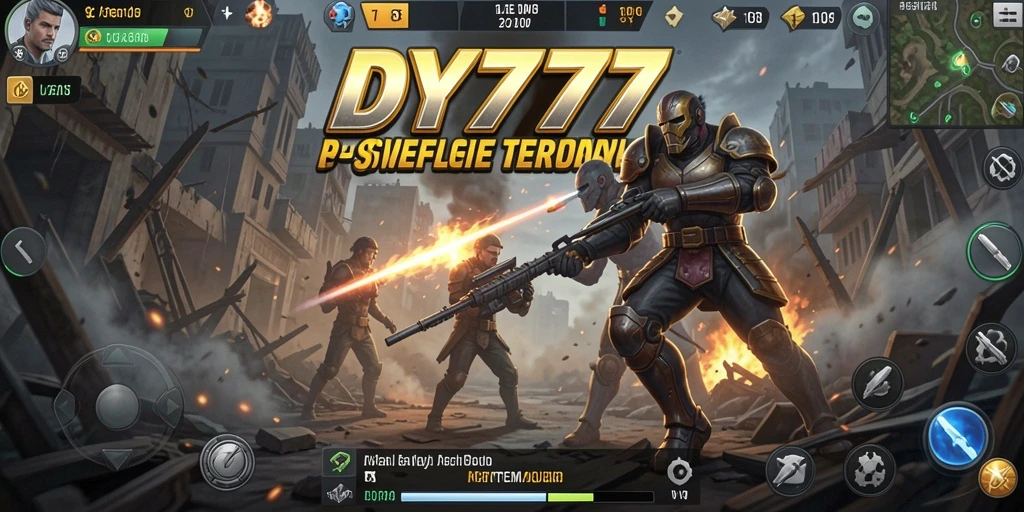 Tampilan gameplay seru dari DY777 saat merancang taktik pertempuran.