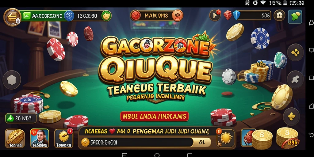 Screenshot gameplay GACORZONE menunjukkan aksi seru bermain QiuQiu.