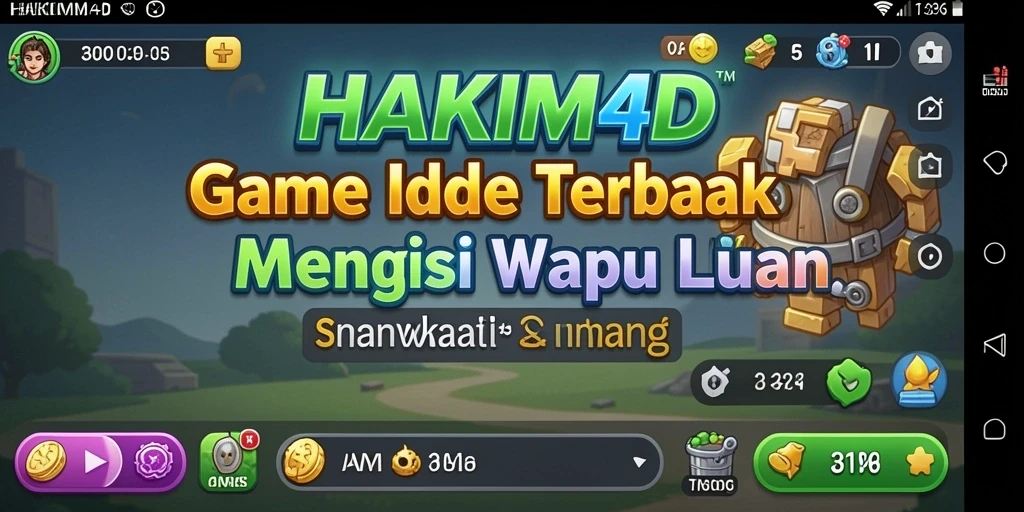 Tampilan gameplay HAKIM4D yang seru dan adiktif.