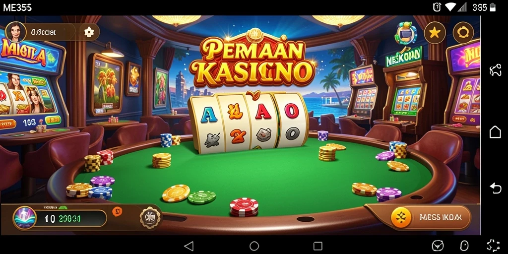 Tampilan luar biasa dari gameplay Kasino yang mendebarkan di ME355.