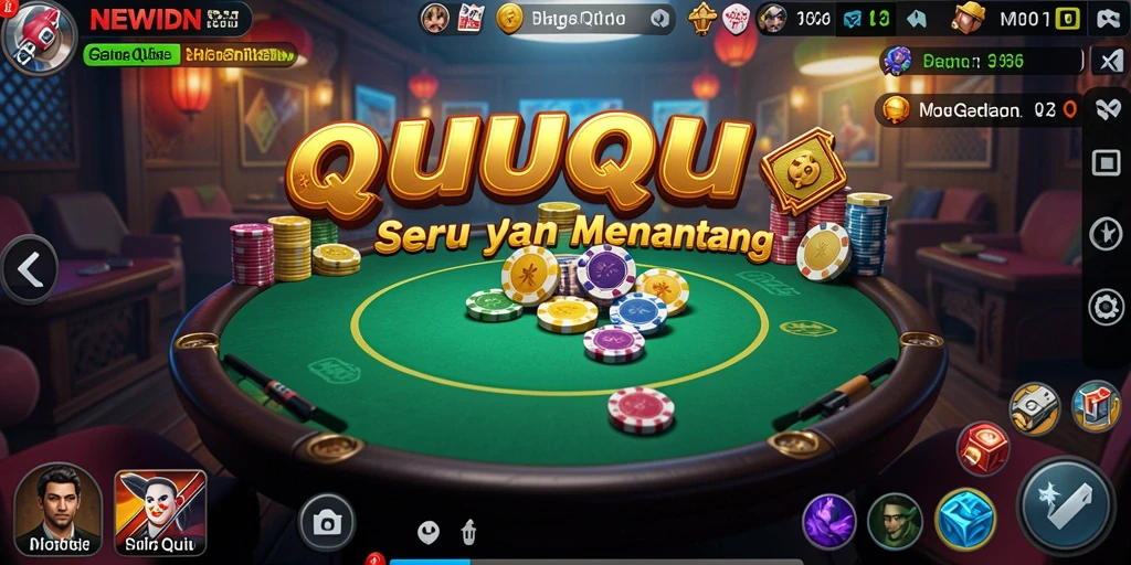 Screenshot dari gameplay QiuQiu yang seru di NEWIDN.