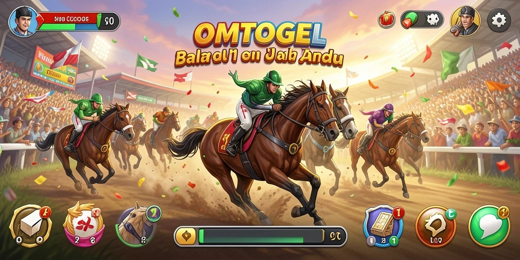 Tampilan menarik saat balapan di OMTOGEL dengan grafis yang memukau.