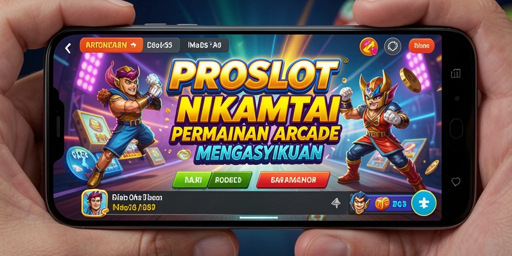 Tampilan screenshot PROSLOT menampilkan aksi gameplay arcade yang mengasyikkan.