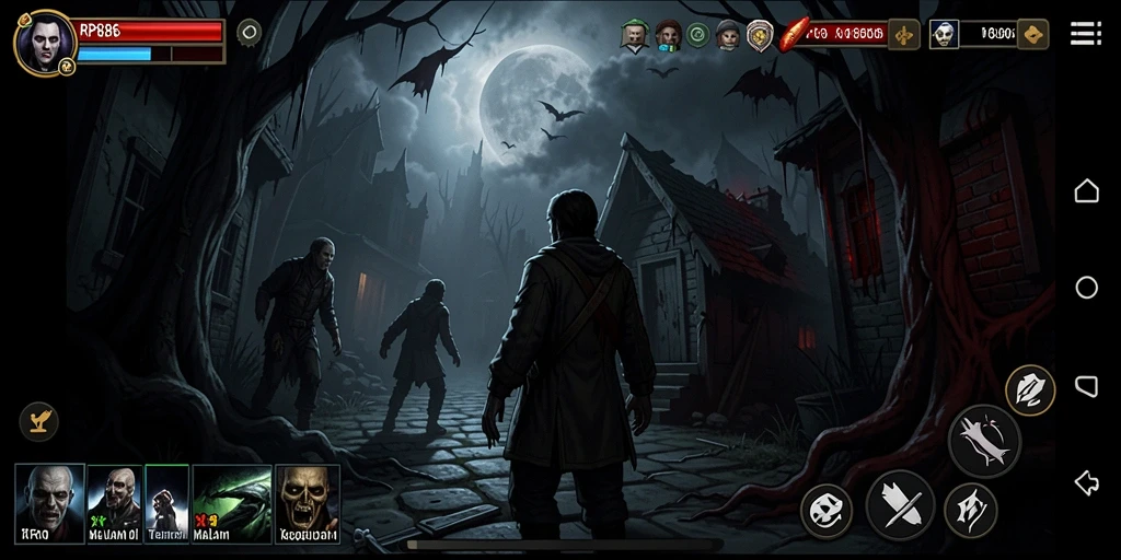 Tangkapan layar gameplay mendebarkan RP886 dengan suasana Horror yang menakutkan.