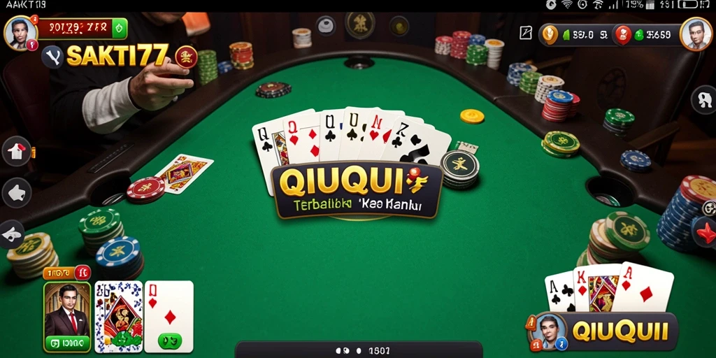 Tampilan gameplay QiuQiu yang menegangkan di SAKTI77.