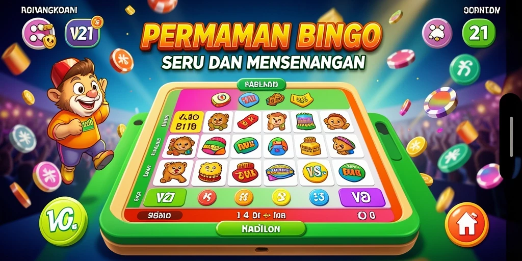 Tampilan gameplay seru dalam permainan Bingo V21.