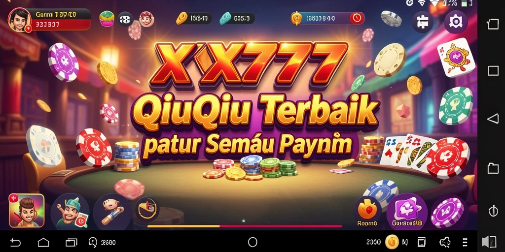 Tampilan gameplay QiuQiu yang seru di XXX777.